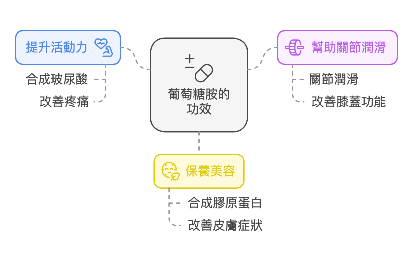 3大葡萄糖胺功效詳細整理